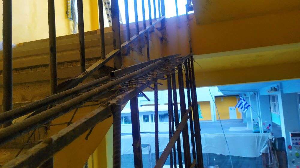Κρήτη: Χωρίς θέρμανση και με ακατάλληλες σκάλες σχολικό συγκρότημα στο Ηράκλειο