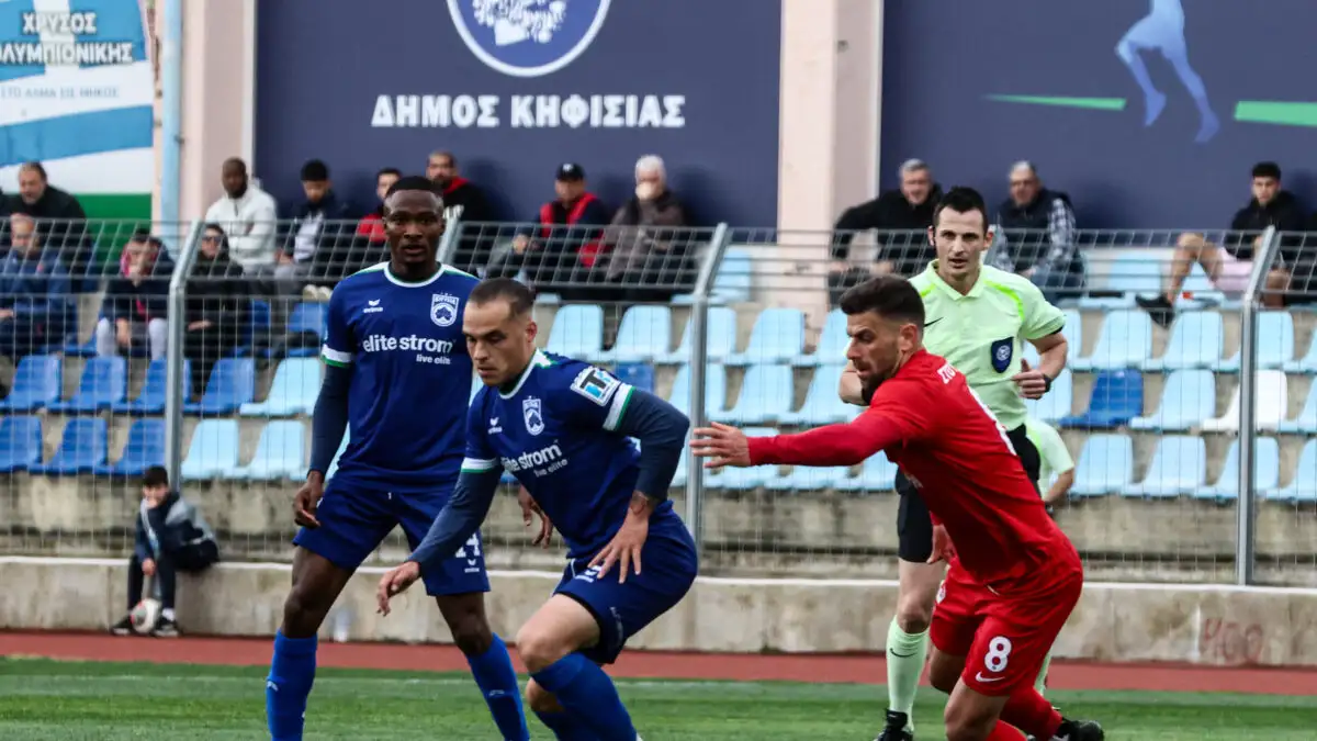 Κηφισιά – Πανιώνιος 0-0: Oι «κυανέρυθροι» απέσπασαν την ισοπαλία στο αθηναϊκό ντέρμπι της Super League 2