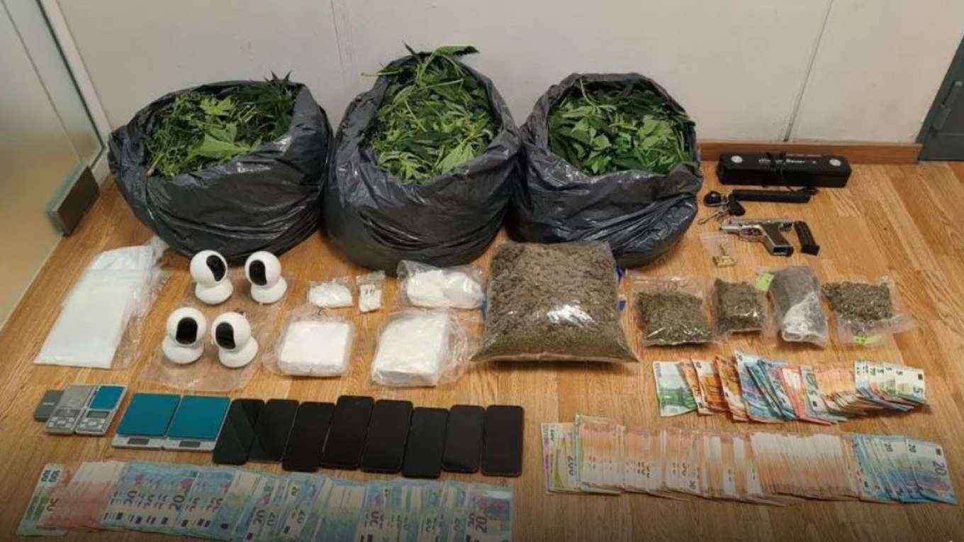 Εξαρθρώθηκε Κύκλωμα Ναρκωτικών: Φυτώρια SKUNK, Κοκαΐνη και Μετρητά στα Χέρια της Αστυνομίας
