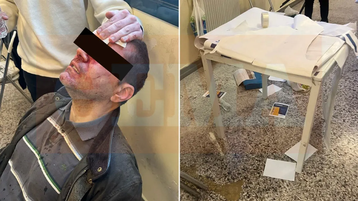 «ΕΚΡΗΞΗ ΒΙΑΣ» στη Νομική Αθηνών – Στο νοσοκομείο διδακτορικός φοιτητής, τον ΧΤΥΠΗΣΑΝμε πυροσβεστήρα (Φώτο)