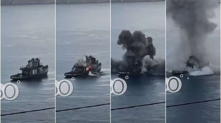 Κρήτη: Βατραχάνθρωποι ανατινάζουν ρυμουλκό – (βίντεο)