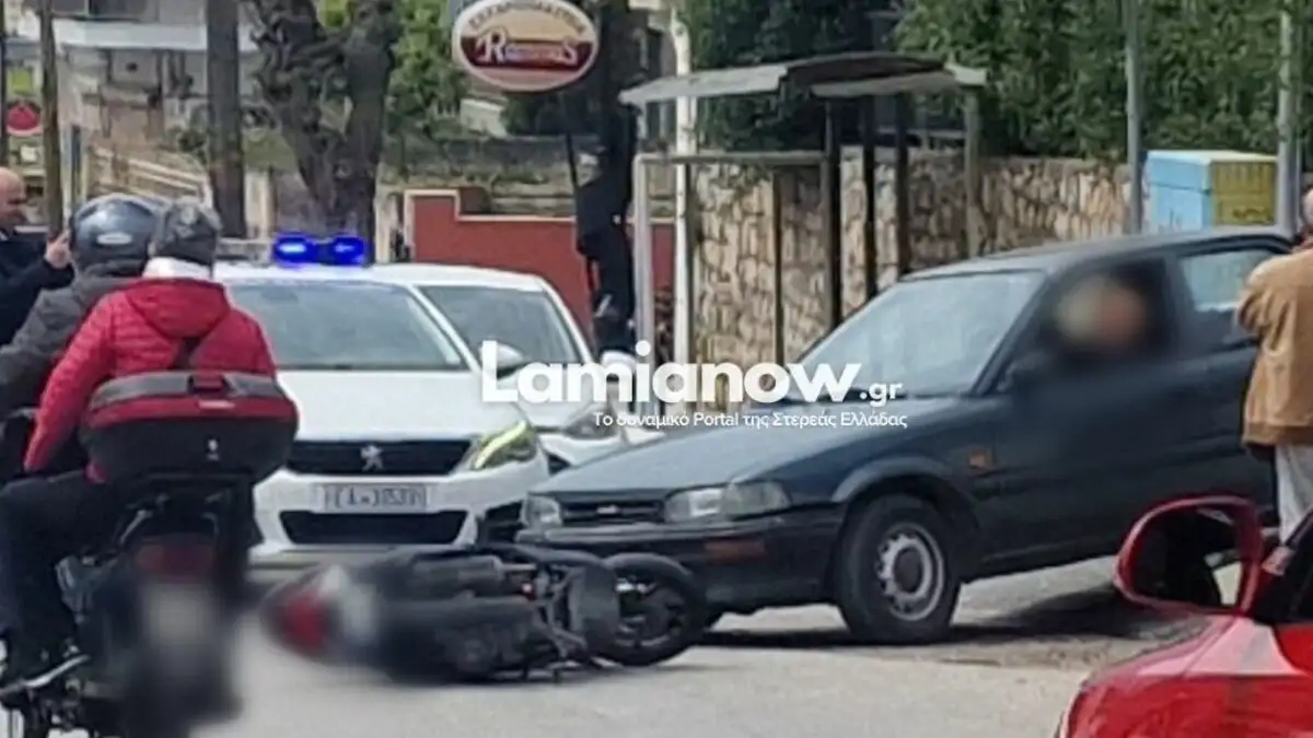 Ηλικιωμένος αγνόησε STOP και «έστειλε μηχανάκι στον αέρα» – Σοβαρά τραυματισμένη μία κοπέλα
