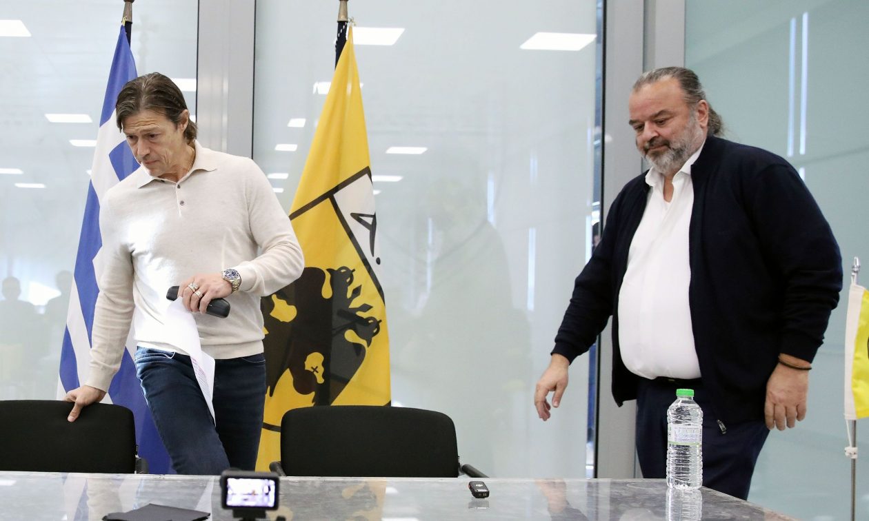 ΑΕΚ: Τελείωσε η «συνάντηση» Αλμέιδα και Ηλιόπουλου – Ανακοινώνεται το «διαζύγιο»