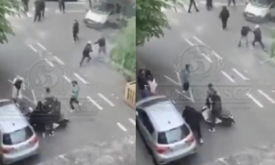 ΣΟΚ! Οπαδός της Άντερλεχτ «πάτησε» με μηχανάκι φίλο της Μπριζ (βίντεο)