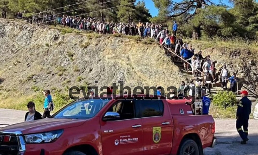 Εύβοια: Χιλιάδες κόσμου περπατούν 20χλμ για τάμα στον Άγιο Ιωάννη Ρώσσο!