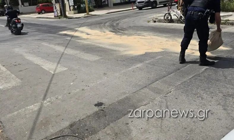 Χανιά: «Τροχαίο» με μηχανάκι στο κέντρο της πόλης