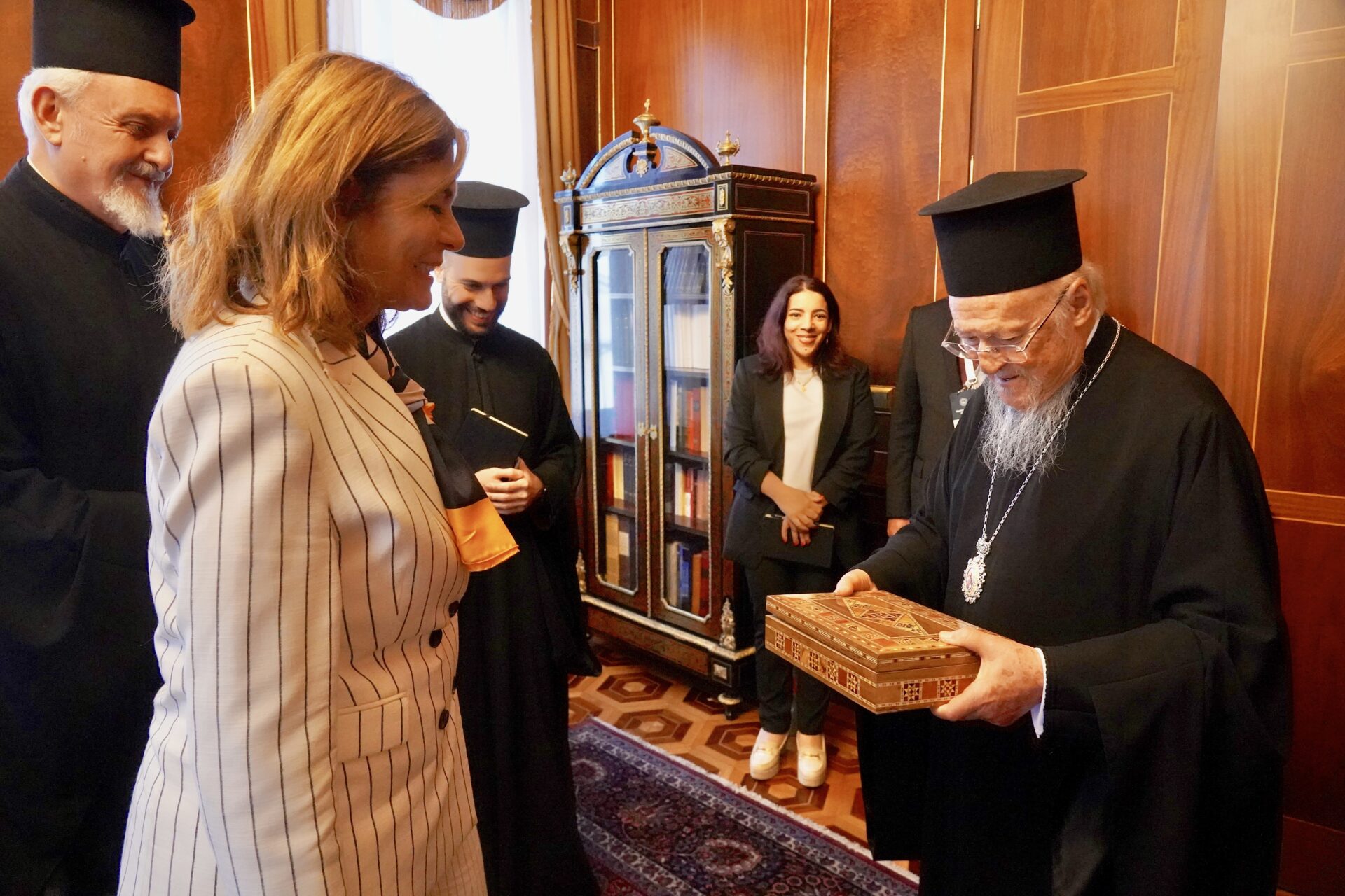 Συνάντηση του Οικουμενικού Πατριάρχη με την υπουργό Κοινωνικών Υποθέσεων της Συρίας