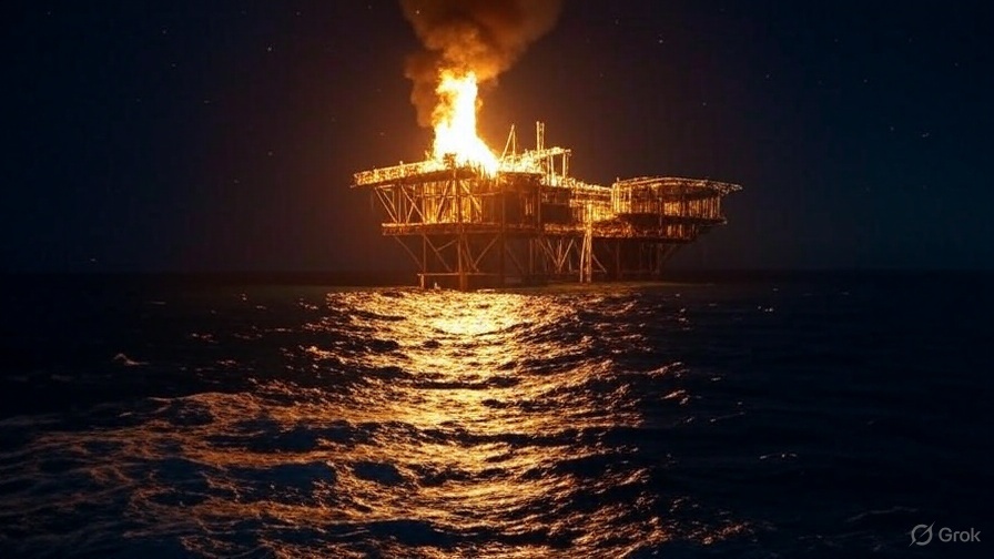 Πυρκαγιά σε «ΠΕΤΡΕΛΑΪΚΗ ΠΛΑΤΦΟΡΜΑ» της Chevron στη θαλάσσια περιοχή της Αγκόλας τραυματίζει 17 άτομα