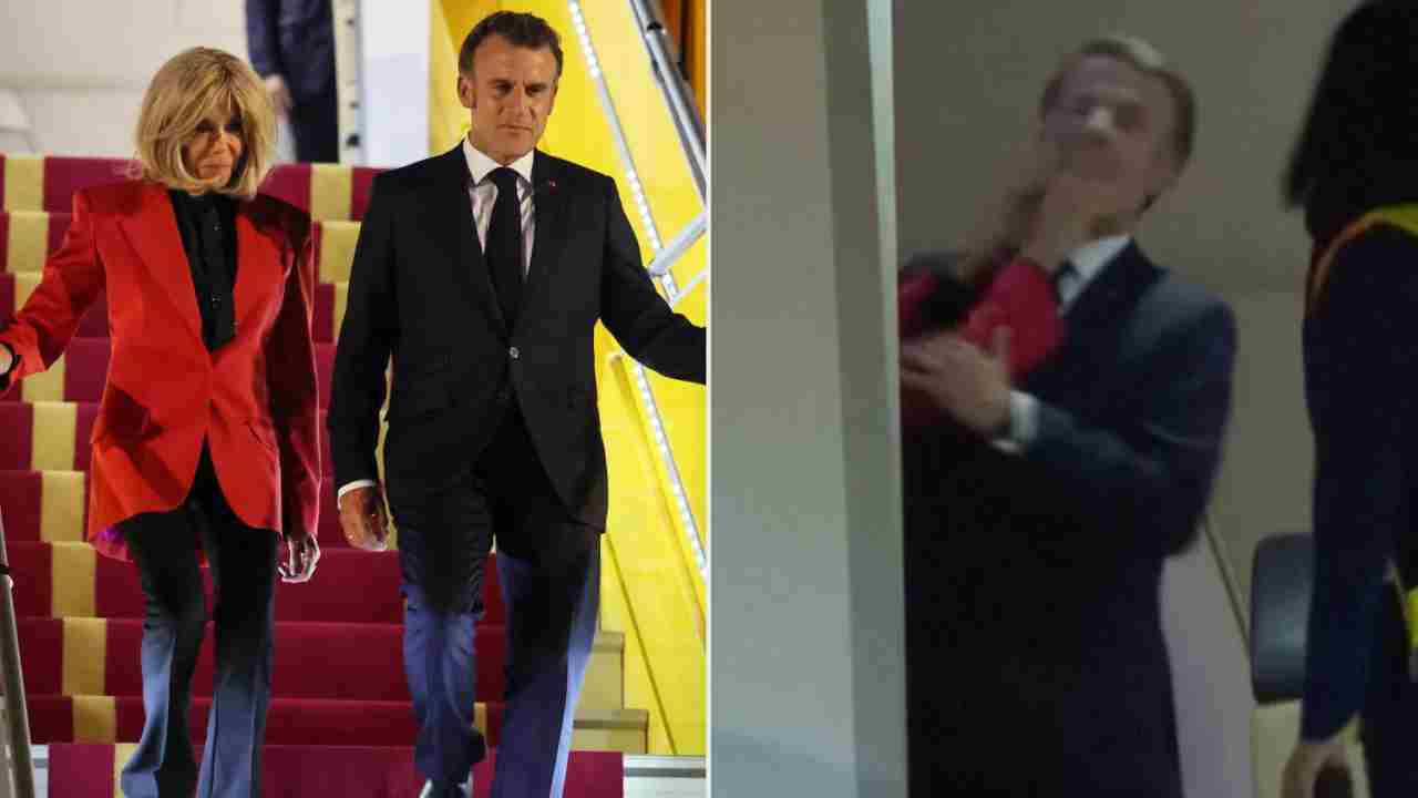 Νέα «αμήχανη στιγμή» ανάμεσα σε Μπριζίτ και Ε.Μακρόν: Της δίνει το χέρι και εκείνη τον αγνοεί! (BINTEO)