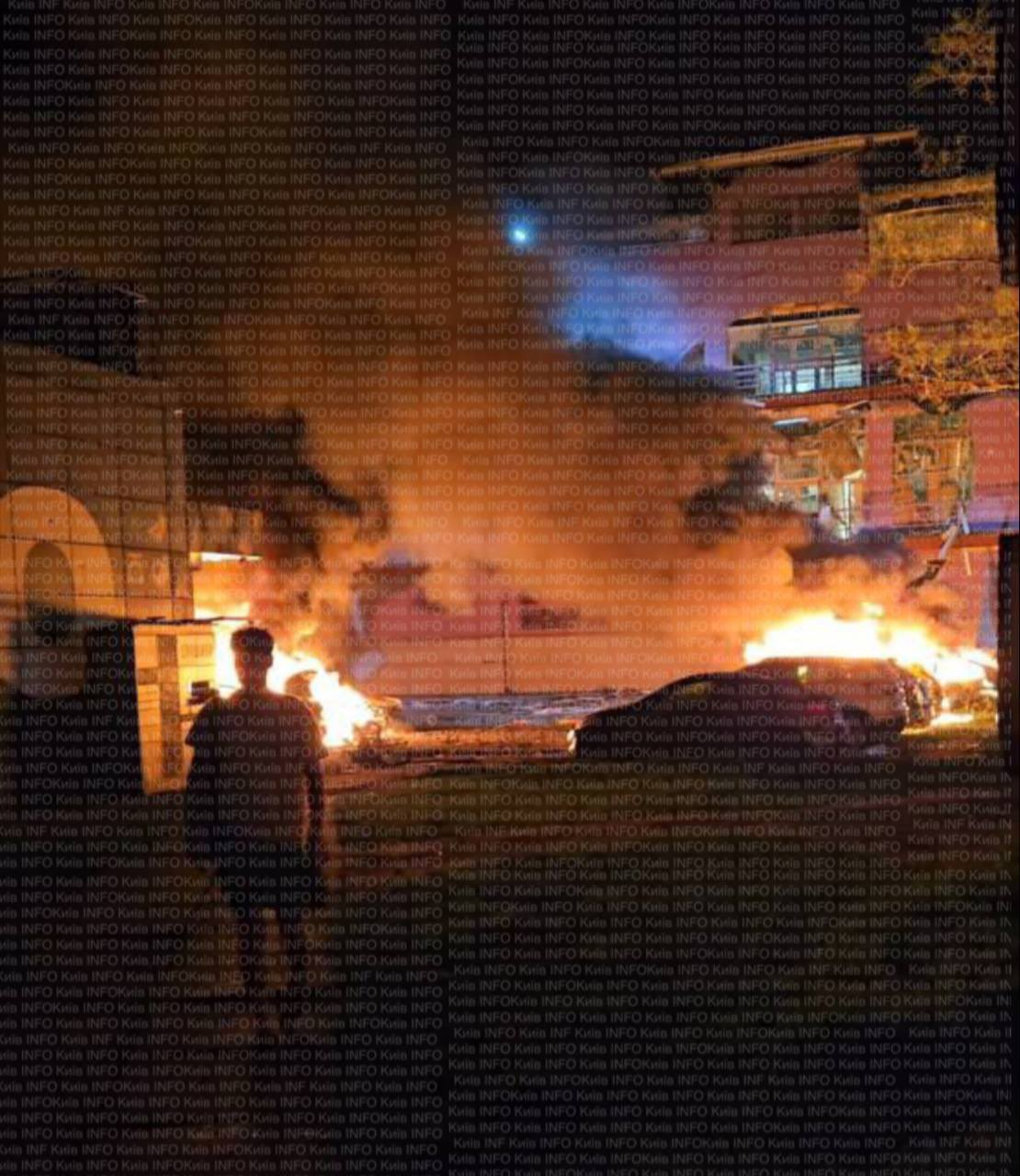 Εφιαλτική νύχτα στο Κίεβο: Ρώσικη επίθεση με drones προκαλεί εκρήξεις και φωτιές σε όλη την πόλη (Bίντεο)