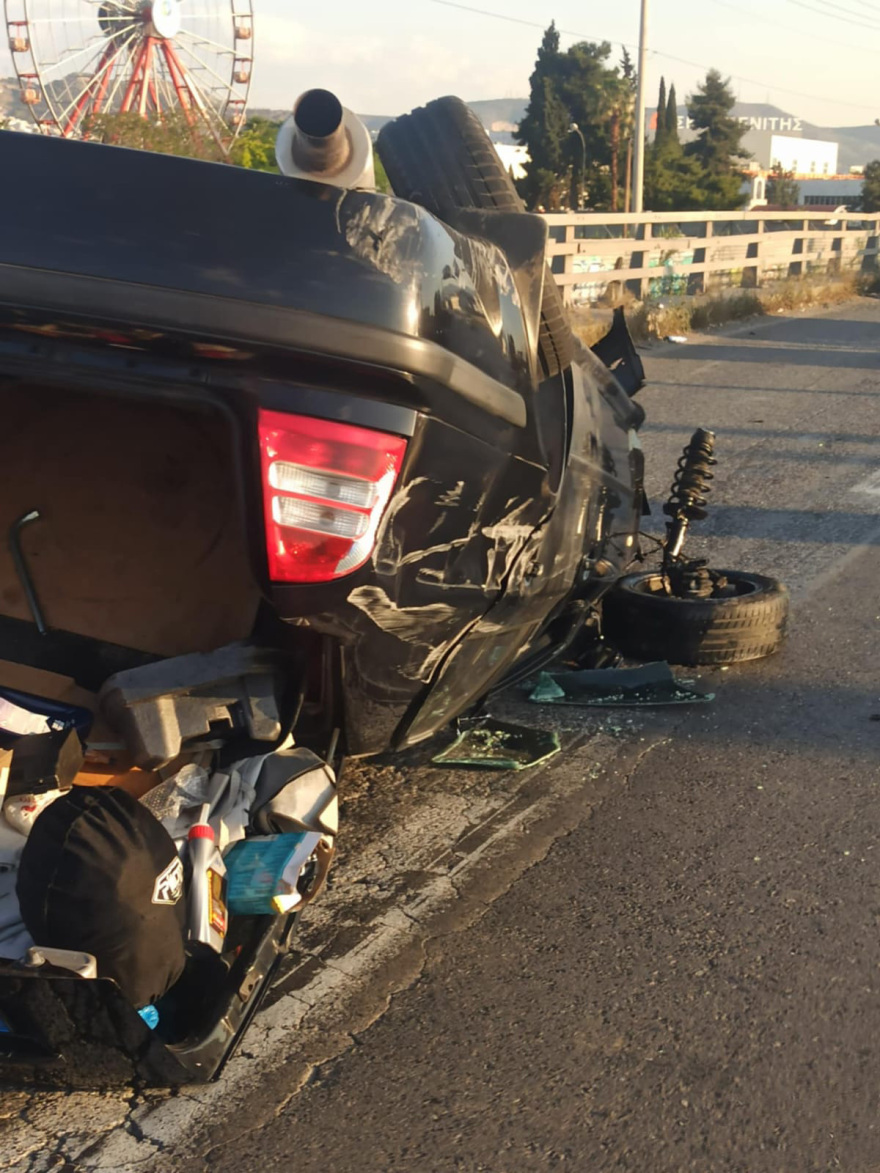 ΝΕΟ ΤΡΟΧΑΙΟ: Τον έστειλε το κράσπεδο… τούμπα στον Κηφισό