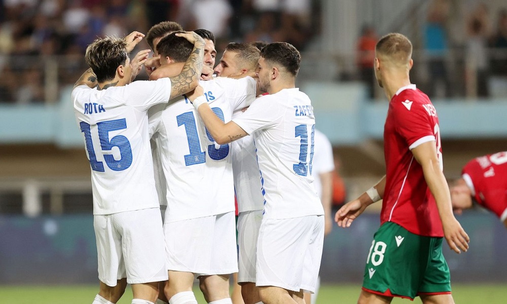 «Διέλυσε» τη Βουλγαρία με 4-0 η Εθνική μας ομάδα