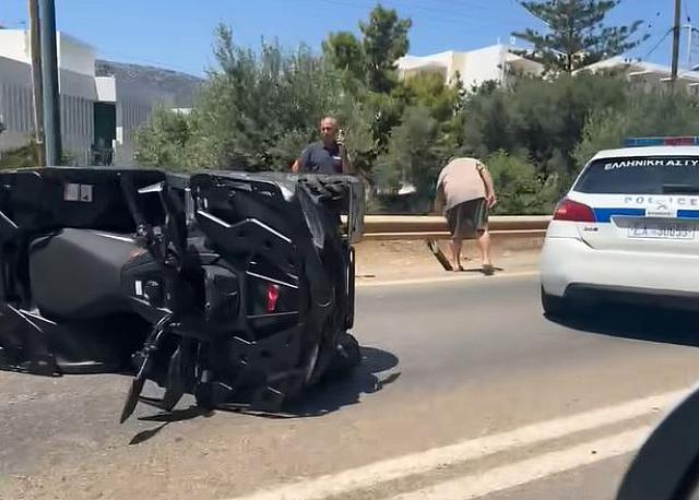 «ΣΦΟΔΡΟ» τροχαίο – ΣΥΓΚΡΟΥΣΗ «γουρούνας» με ΙΧ αυτοκίνητο