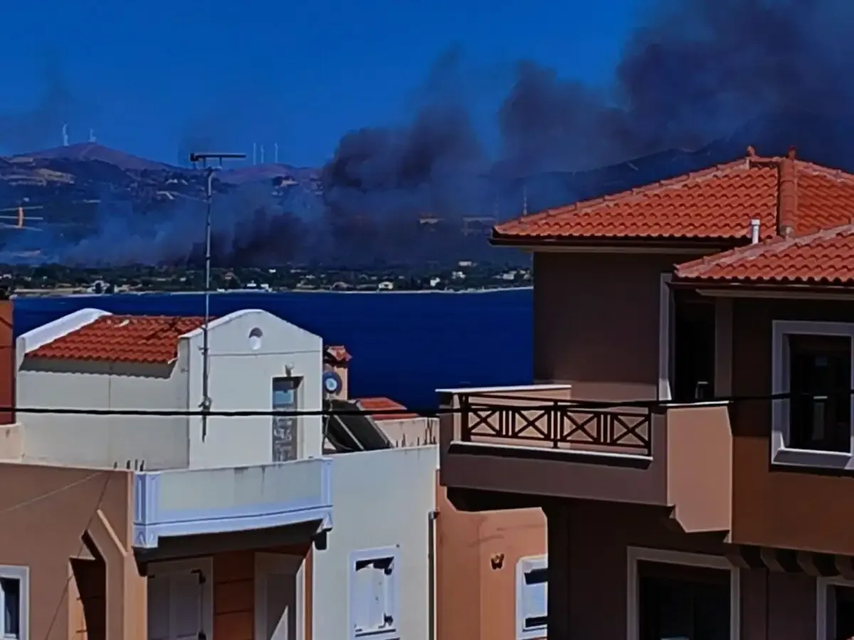 Καίγεται το Αλιβέρι – Η φωτιά μπήκε στις αυλές, εκκενώσεις με το 112 [ΒΙΝΤΕΟ-ΦΩΤΟ]