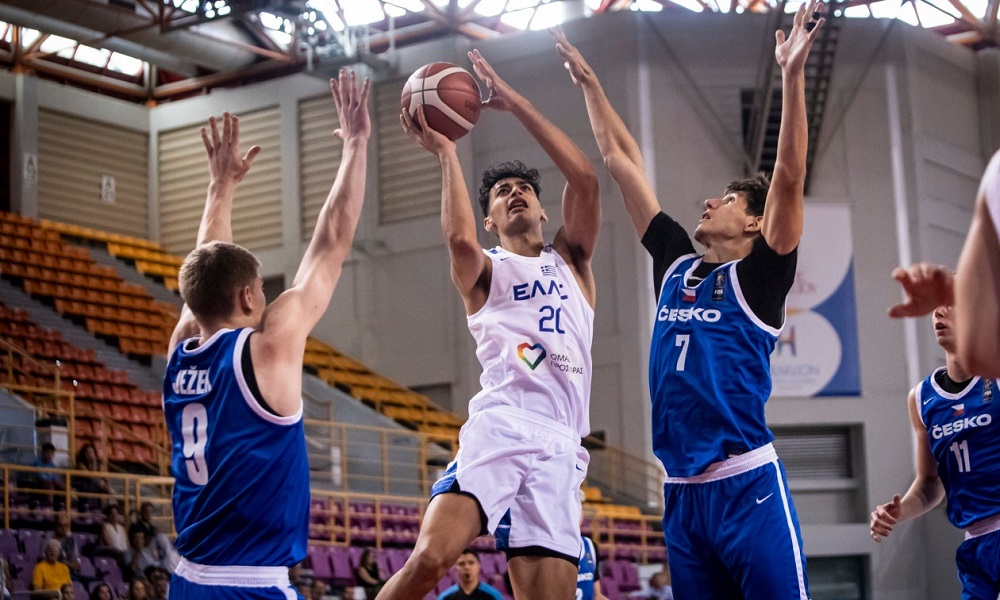 EuroBasket U20: Η Εθνική Νέων «συνέτριψε» την Τσεχία