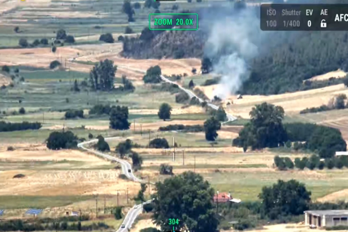 Drone «έπιασε» τη στιγμή της καταστροφής – Πως ξεκίνησε η φωτιά στην Αρέθουσα Βόλβης [ΦΩΤΟ]