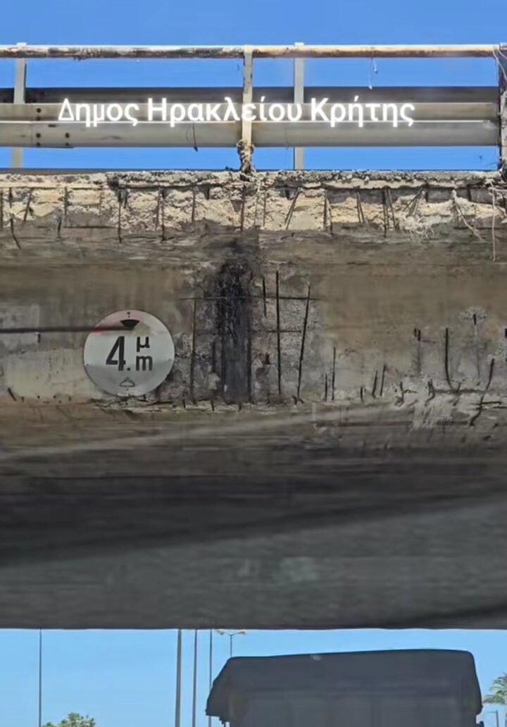 Περνάς και ρισκάρεις τη ζωή σου – Κρεμασμένα σίδερα πάνω από τα κεφάλια πολιτών (BINTEO)