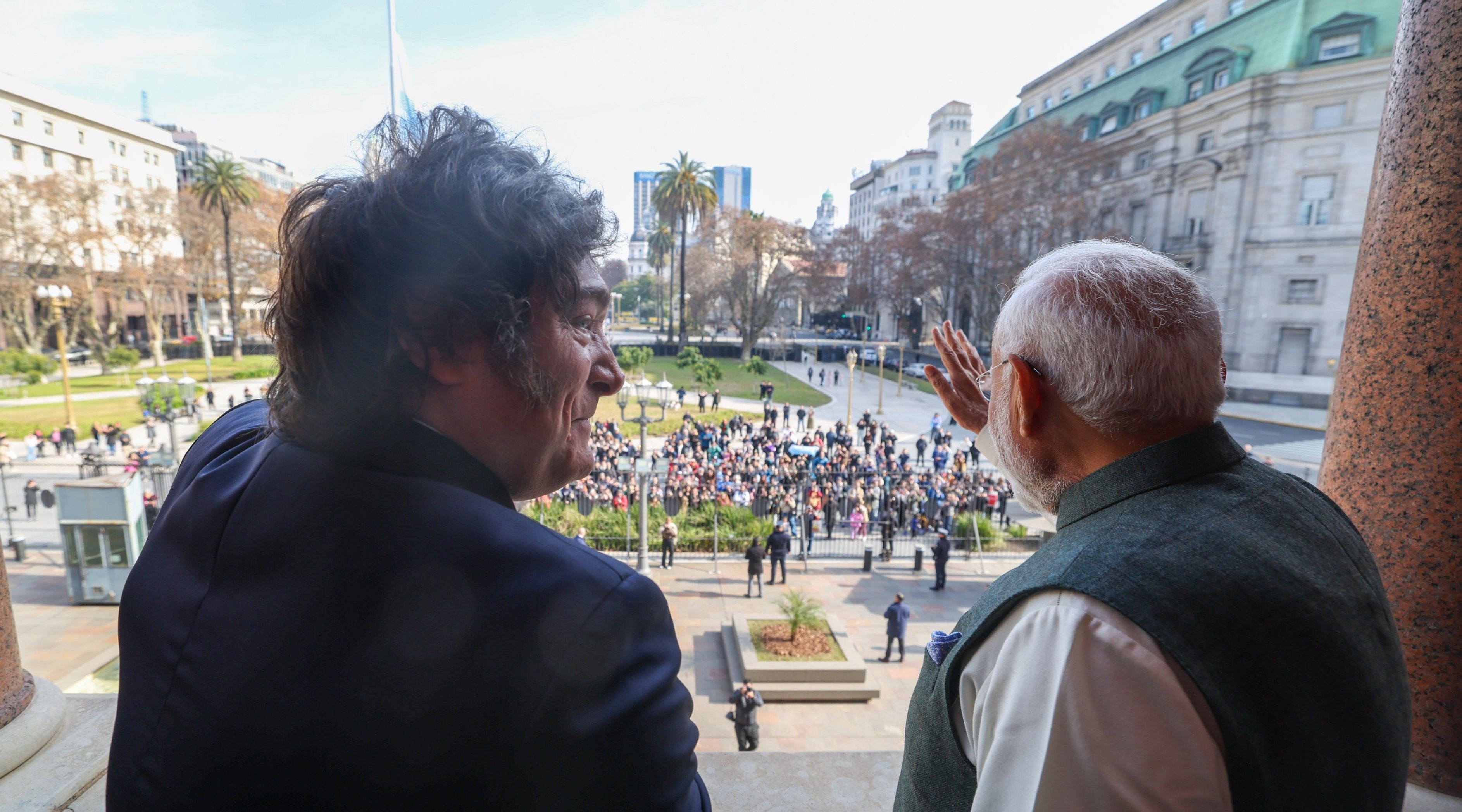 Ο Χαβιέρ Μιλέι καλωσόρισε τον Ινδό πρωθυπουργό