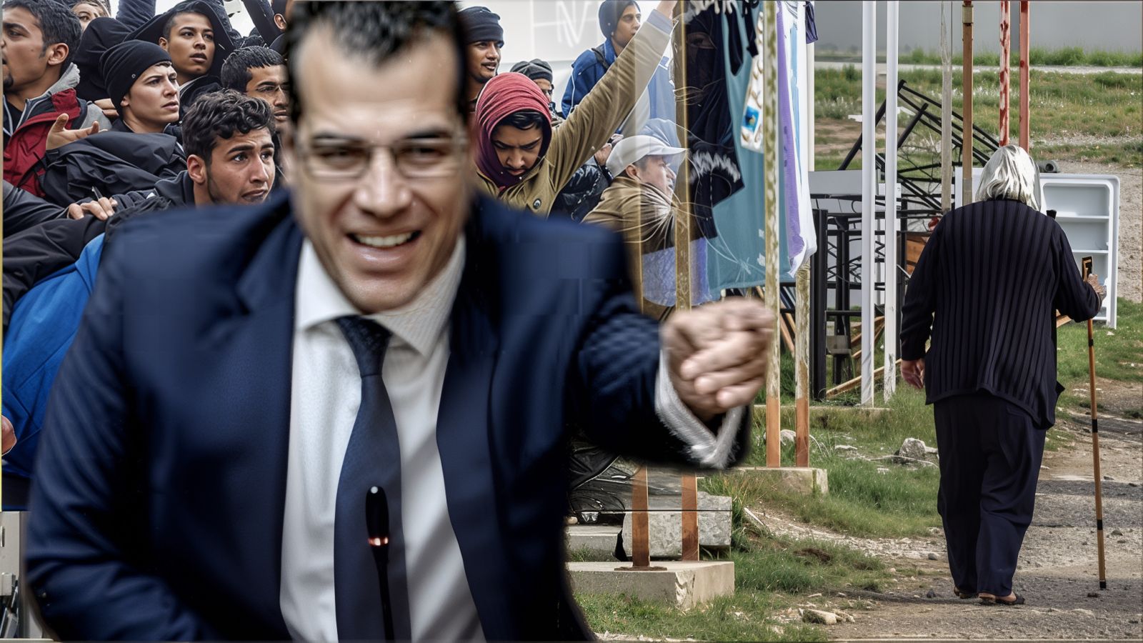 ΣΟΚ! Ο Πλεύρης διώχνει πλημμυροπαθείς από τη Φαρκαδόνα για να βάλει στη δομή λαθρομετανάστες!