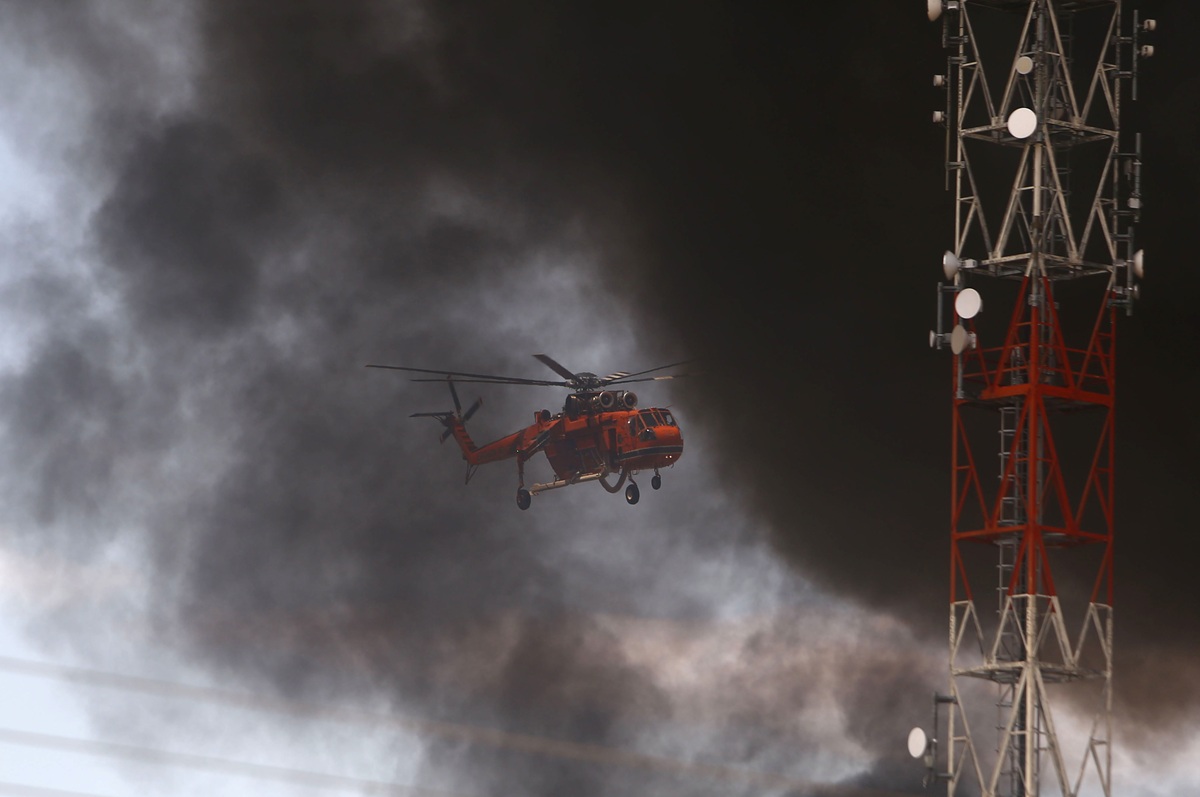 Δεύτερη φωτιά μέσα σε 72 ώρες στη ΒΙ.ΠΕ. Σίνδου [ΒΙΝΤΕΟ]
