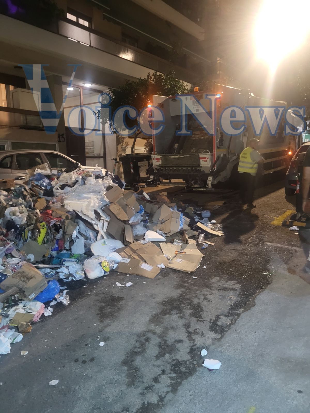 «ΘΑ ΚΑΟΥΜΕ ΖΩΝΤΑΝΟΙ» – ΦΩΤΙΑ σε απορριμματοφόρο – «ΑΠΟΚΛΕΙΣΤΙΚΕΣ» ΦΩΤΟ
