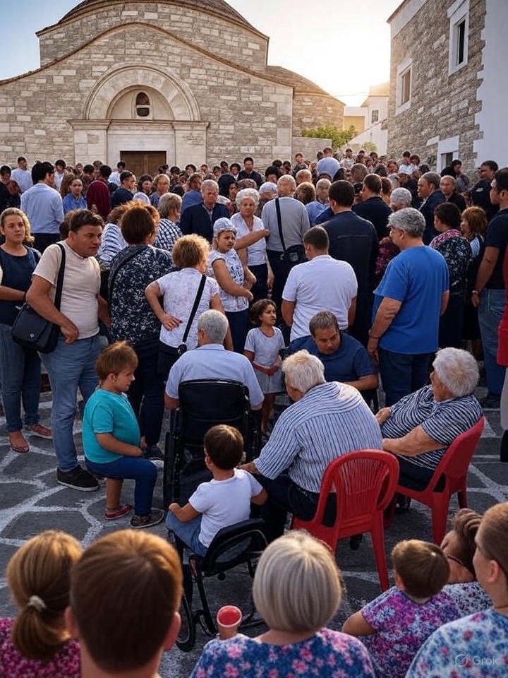 ΚΑΤΑΓΓΕΛΙΑ! Αποκλεισμένοι από τη Θεία Κοινωνία στην Παναγία της Πάρου! Για τους «επισήμους» υπήρχε χρόνος, για τους πιστούς όχι! Διαβάστε τι τράβηξαν οι πιστοί (ΑΠΟΚΛΕΙΣΤΙΚΟ)