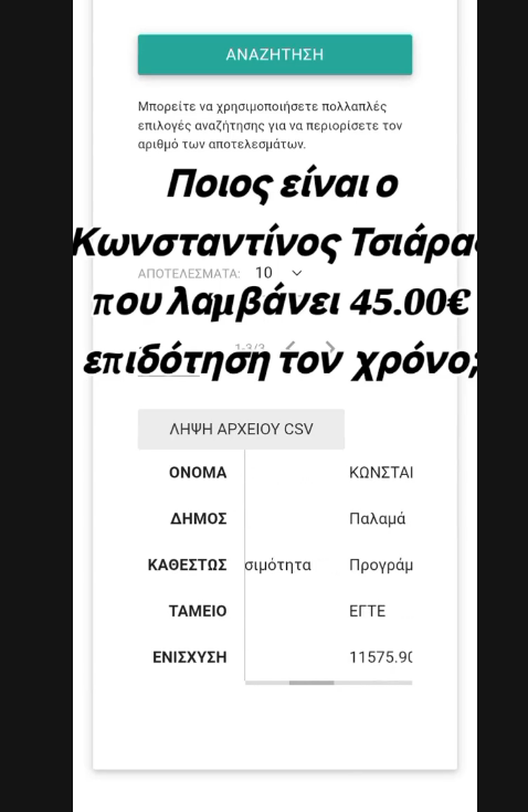 Και άλλος «ΥΠΟΥΡΓΟΣ» πήρε επιδότηση;; (ΒΙΝΤΕΟ) εμείς ρωτάμε εσείς απαντάτε!