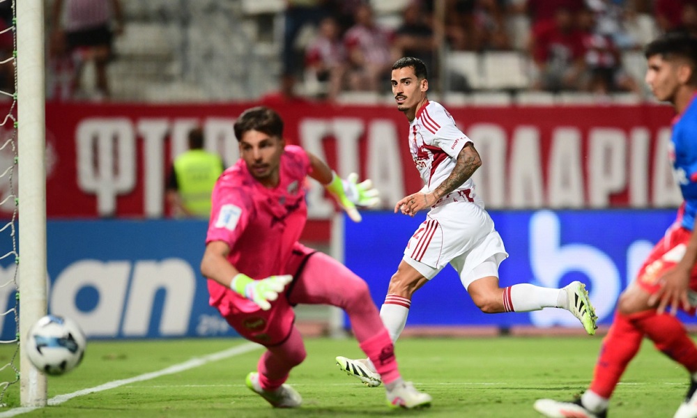Βόλος – Ολυμπιακός 0-2: «Πήρε το διπλό» με τα τακουνάκια του Τσικίνιο