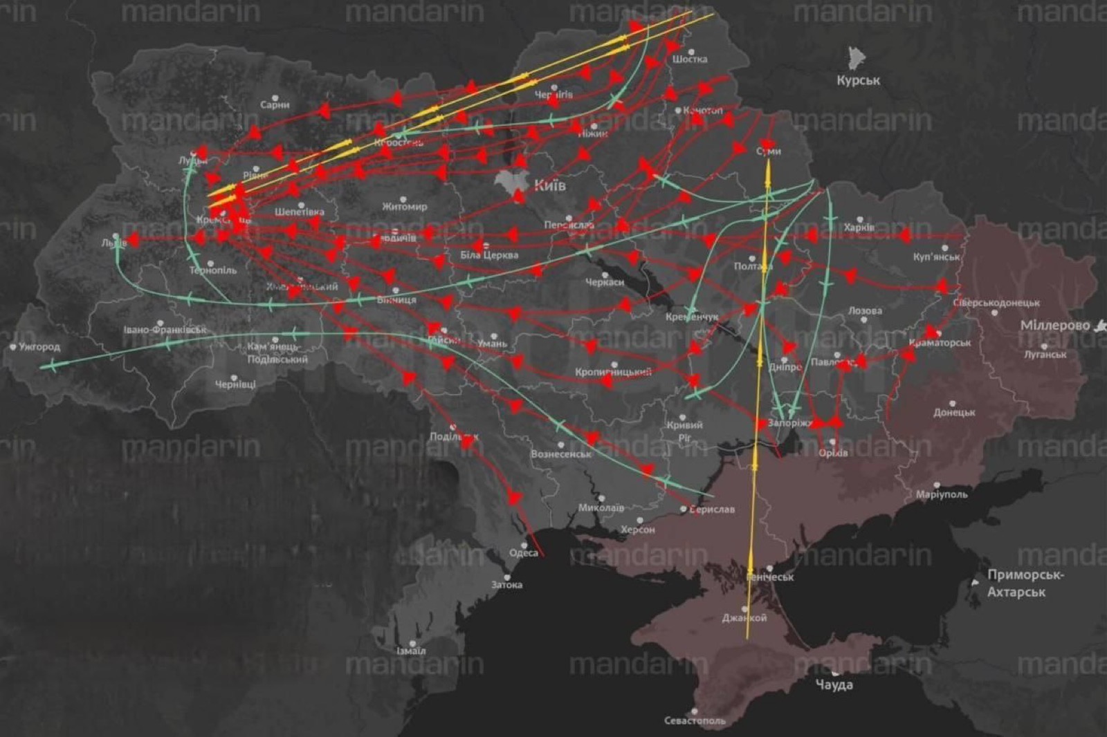 Έβρεξε φωτιά και ατσάλι στην Ουκρανία – Η Μεγαλύτερη Συντονισμένη Επιδρομή των Τελευταίων Μηνών!