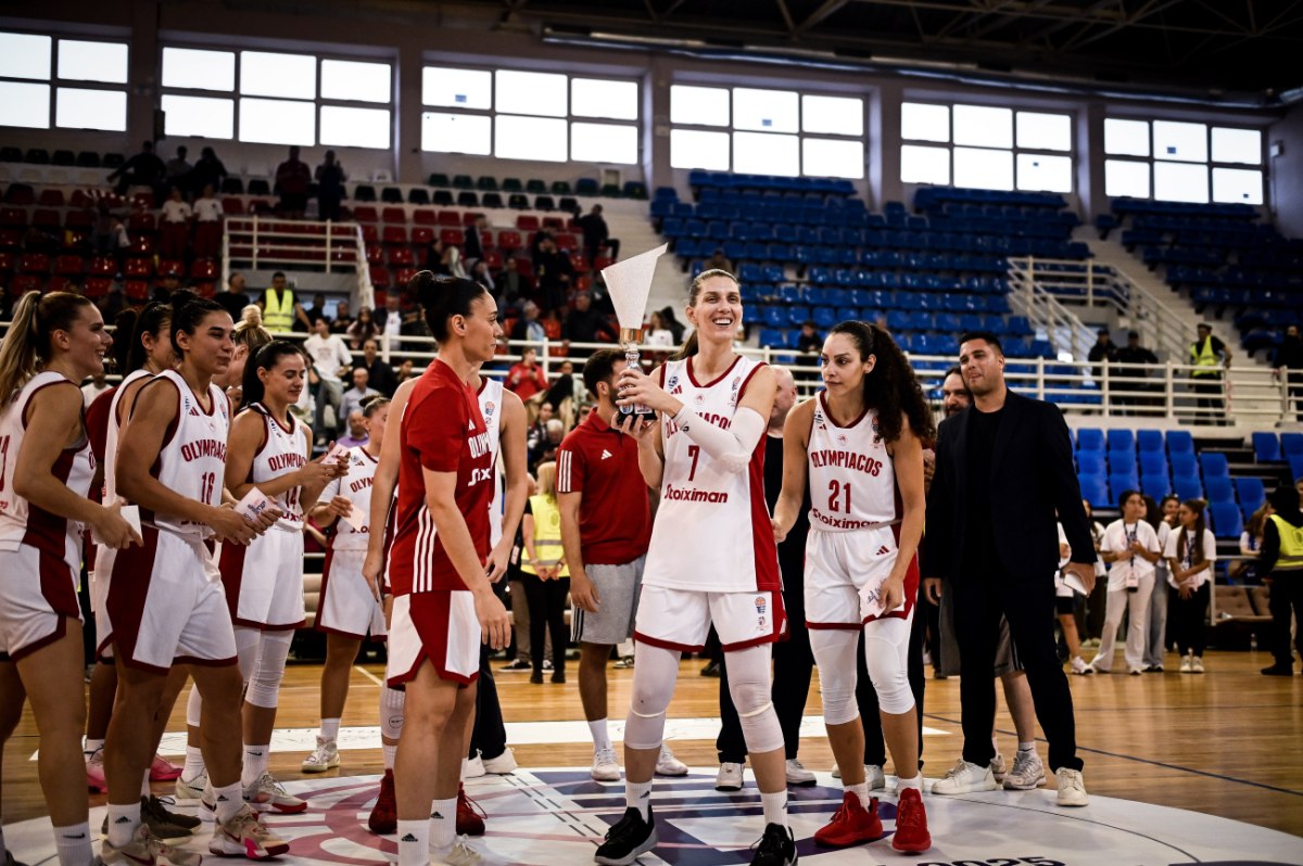 Ολυμπιακός – ΠΑΣ Γιάννινα 74-30: Κατέκτησε το πρώτο Super Cup Γυναικών στην ιστορία της ομάδας