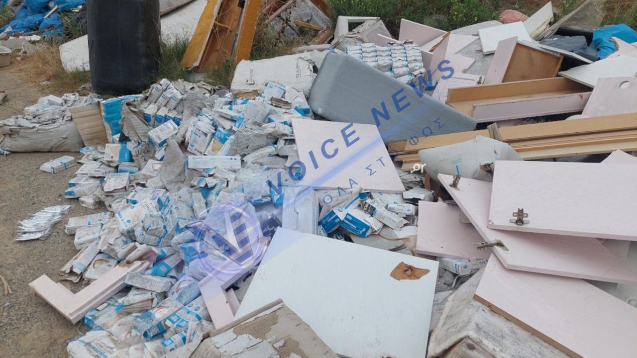 Θεσσαλονίκη: Χιλιάδες αχρησιμοποίητα τεστ και μάσκες πεταμένα σε μπαζότοπο δίπλα στην ΠΑΘΕ