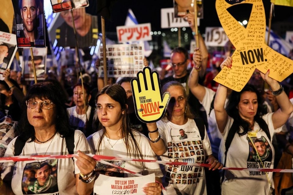 Οι Ισραηλινοί καλούν τον πρόεδρο των ΗΠΑ να «τερματίσει τον πόλεμο στη Γάζα»