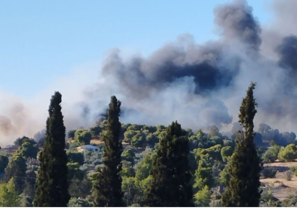 Φωτιά στην Αργολίδα: Έξι εναέρια μέσα επιχειρούν – 112 καλεί για εκκένωση Βεργαίικων