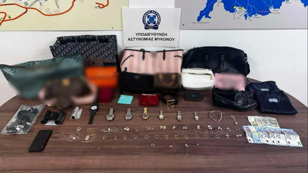 Μύκονος: «Μπαράζ» κλοπών σε ξενοδοχεία με λεία 195.000 ευρώ