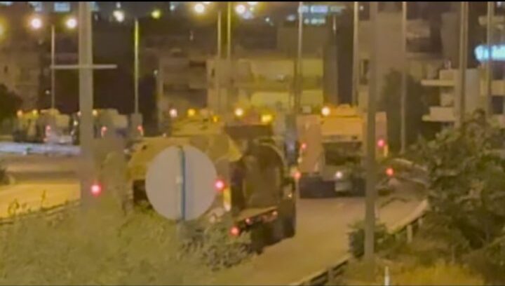 «Μετακίνηση» στρατιωτικών οχημάτων μέσω της περιοχής της Βούλγαρη στη Θεσσαλονίκη – ΔΕΙΤΕ ΒΙΝΤΕΟ