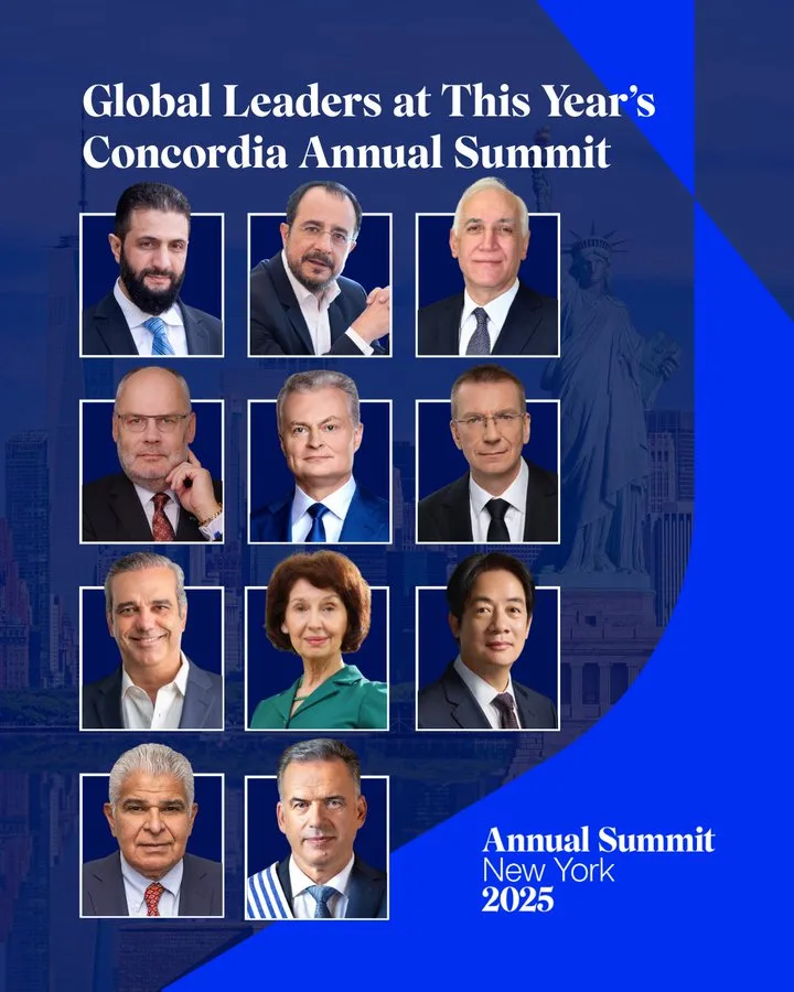 Σάλος στο Concordia Summit: Ο Χριστοδουλίδης δίπλα στον ισλαμιστή αλ Σαράα προκαλεί αντιδράσεις!