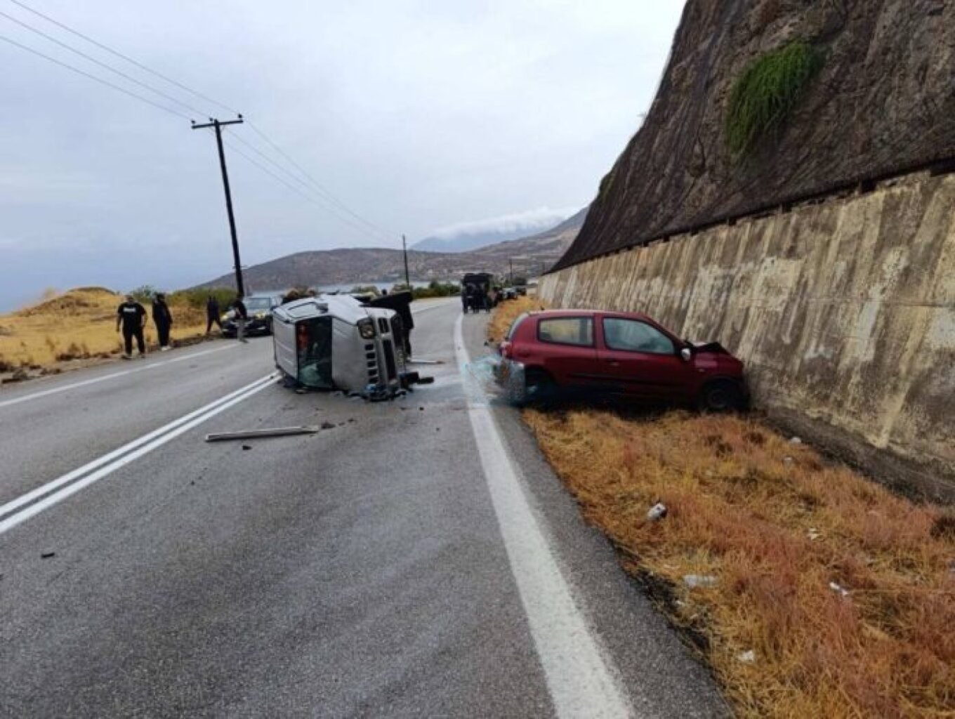 Τραγωδία στο Γαλαξίδι: Πλαγιομετωπική σύγκρουση δύο αυτοκινήτων – Ένας νεκρός
