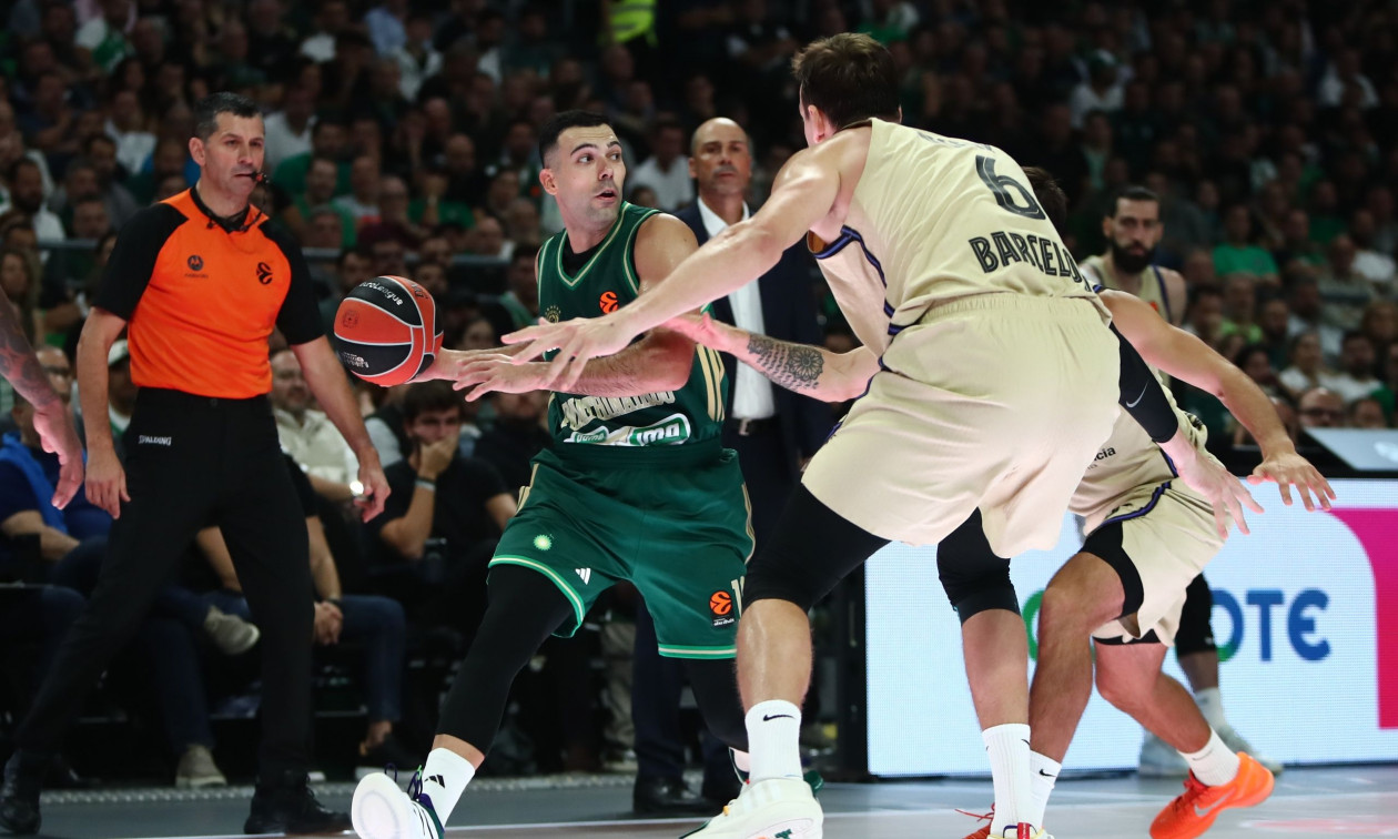 Παναθηναϊκός – Μπαρτσελόνα 96-103: Ηττήθηκε στο ΟΑΚΑ παρά την υπερπροσπάθεια Σλούκα και Χουάντσο