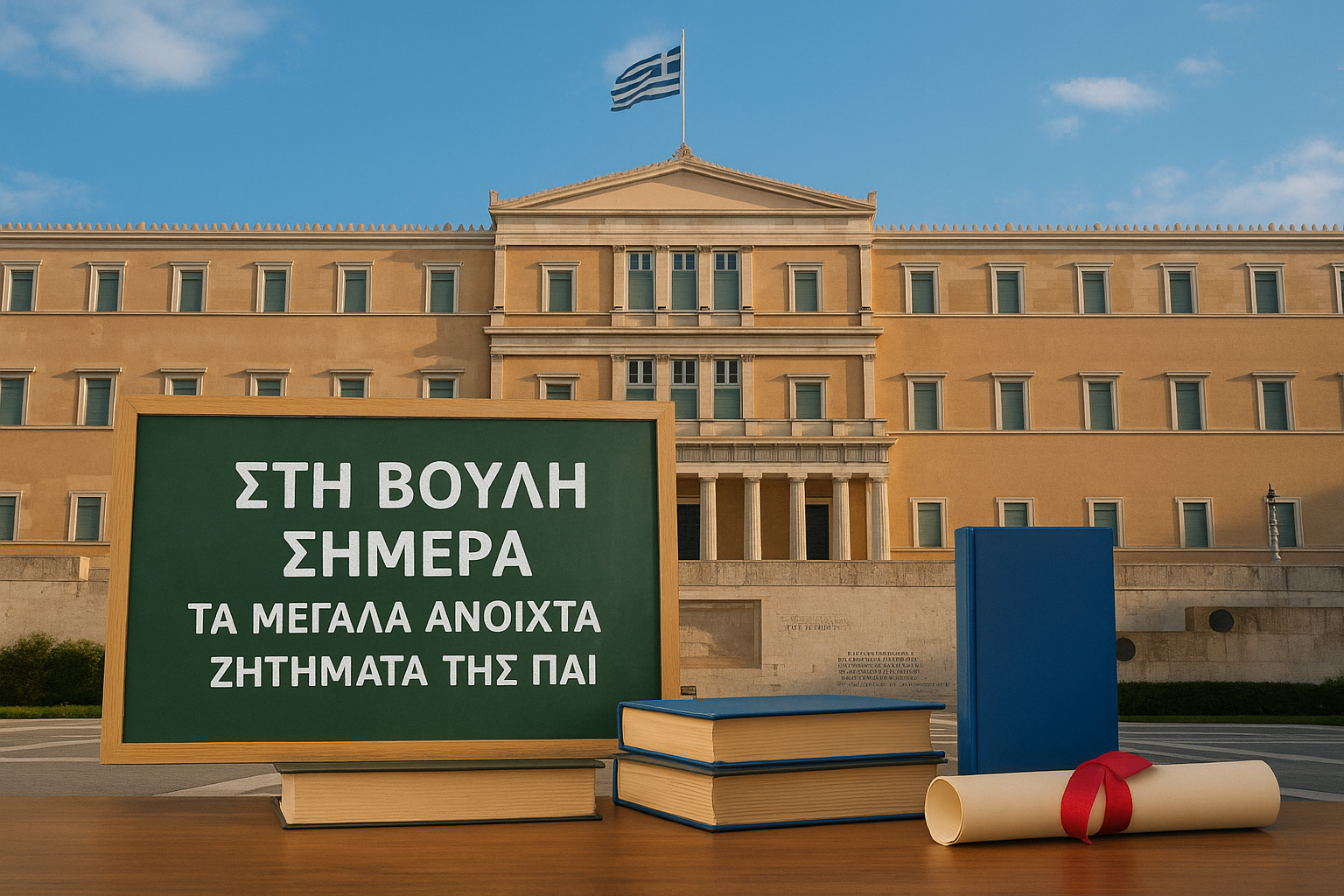 Στη Βουλή σήμερα τα μεγάλα ανοιχτά ζητήματα της Παιδείας