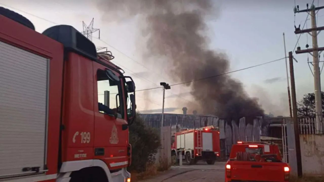 Μεγάλη φωτιά σε επιχείρηση στον Ασπρόπυργο – Ενισχύονται οι δυνάμεις της Πυροσβεστικής