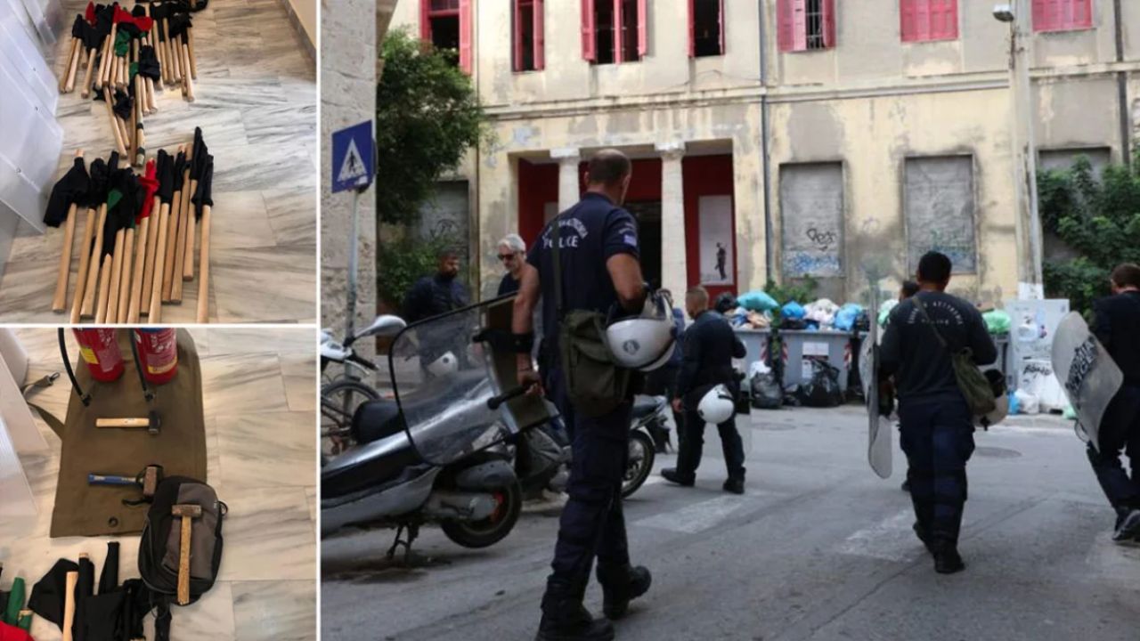 Έξι συλλήψεις στην Κρήτη για την επίθεση στον Βορίδη – Τι βρήκαν οι Αρχές στην κατάληψη Ευαγγελισμός