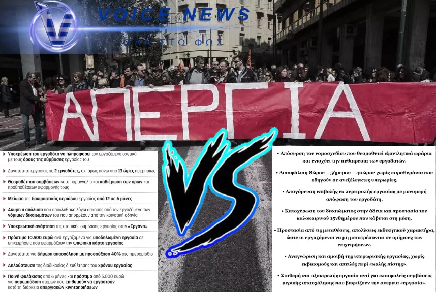 Η ΣΗΜΕΡΙΝΗ ΑΠΕΡΓΙΑ ΚΑΙ ΤΑ ΑΙΤΗΜΑΤΑ ΤΩΝ ΕΡΓΑΖΟΜΕΝΩΝ