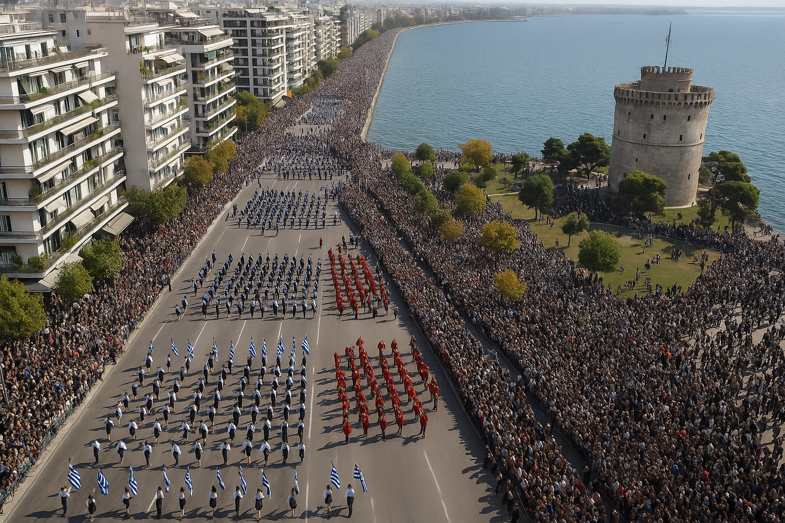 Θεσσαλονίκη: Μαθητική παρέλαση για την 28η Οκτωβρίου – Ποιοι δρόμοι θα κλείσουν σήμερα και αύριο.