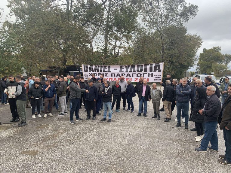 Λάρισα: Στους δρόμους οι κτηνοτρόφοι