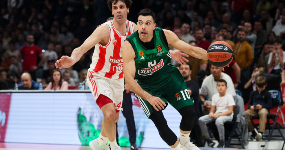 Κατάρρευση του Παναθηναϊκού στο Βελιγράδι: Βαριά ήττα από τον Ερυθρό Αστέρα με 86-68