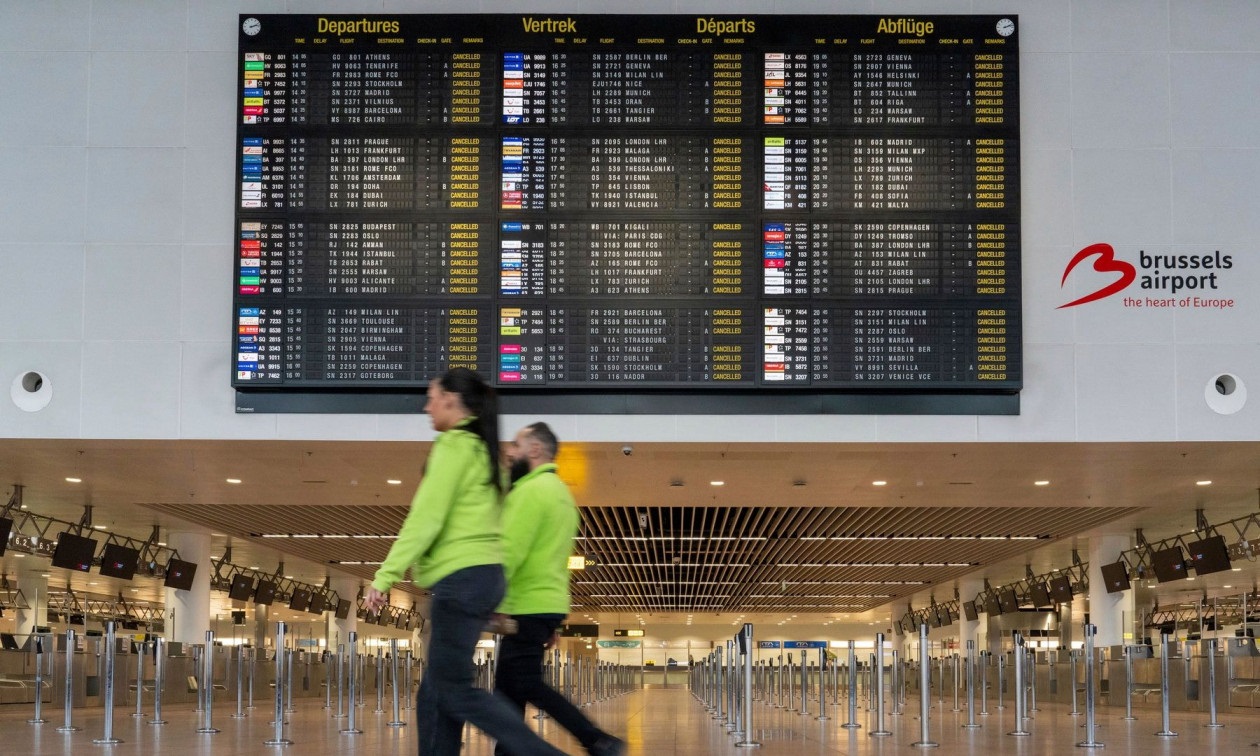 «Ανέστειλε» τη λειτουργία του το αεροδρόμιο Βρυξελλών – Ποιος είναι ο λόγος