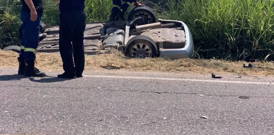 «Βουτιά» σε αρδευτικό αυλάκι για 21χρονο οδηγό ΙΧ και δύο ανήλικους επιβάτες