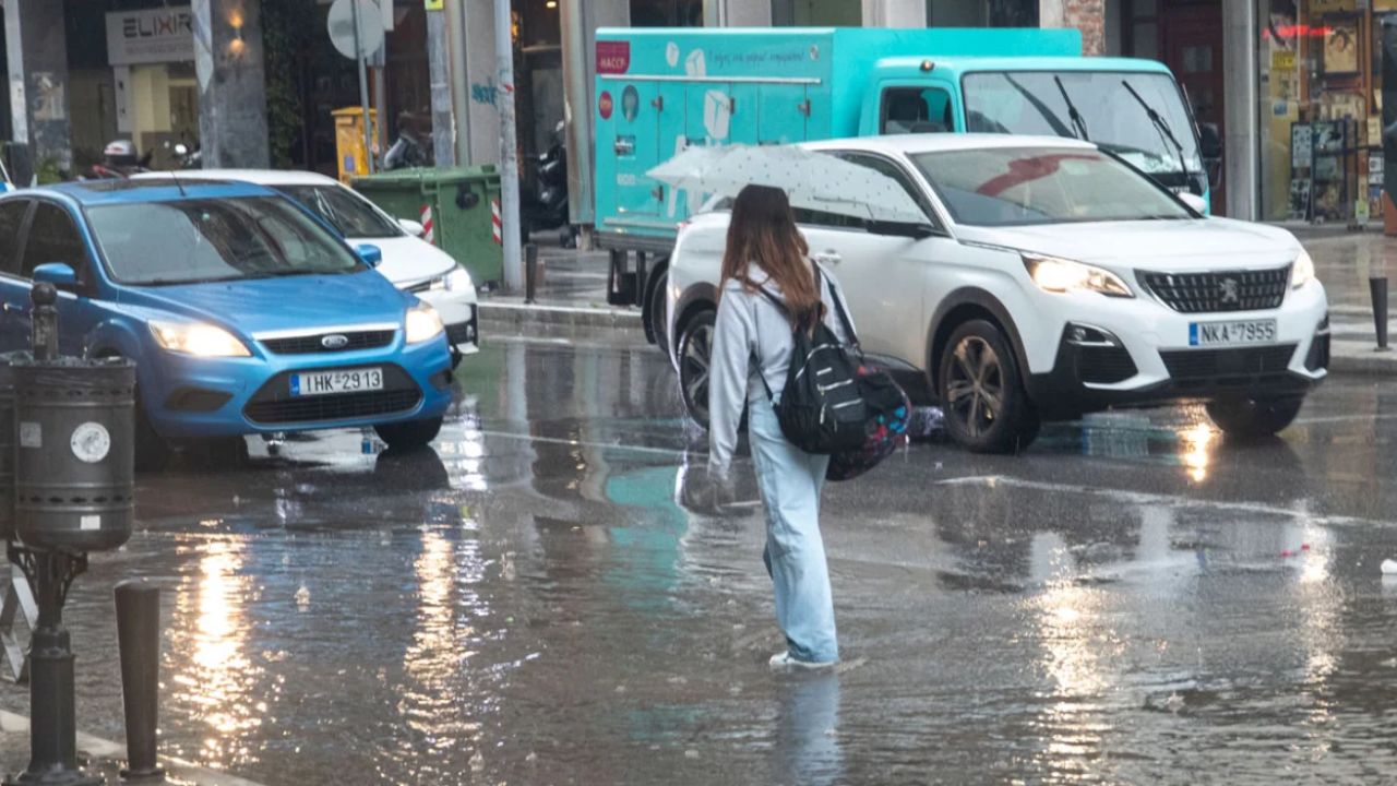 Νέα προειδοποίηση της ΕΜΥ: καταιγίδες και ισχυρά φαινόμενα σε 9 περιοχές