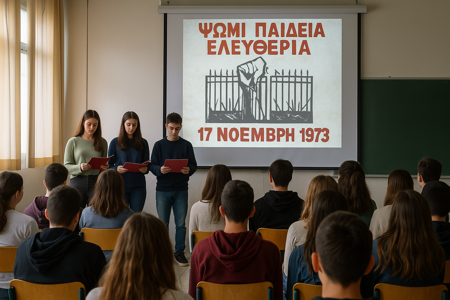 Σχολεία: Πώς θα γίνει ο φετινός εορτασμός για την επέτειο του Πολυτεχνείου.