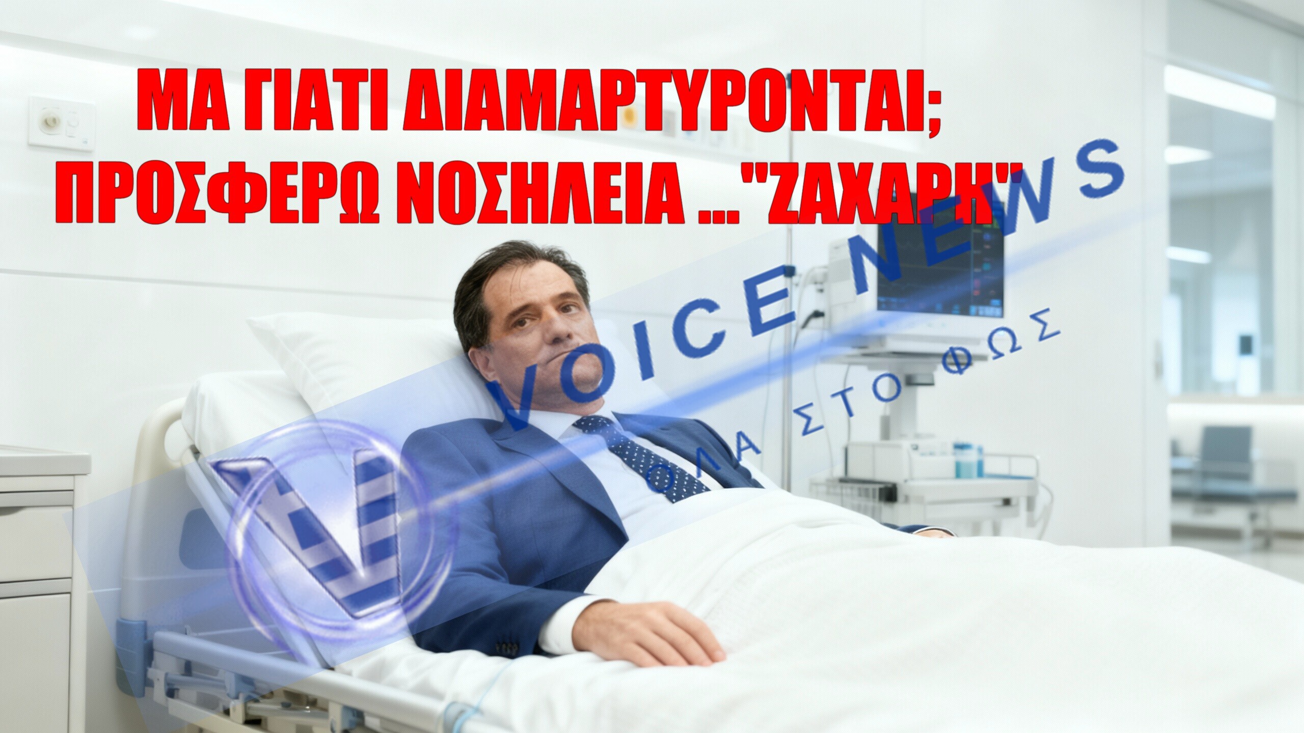 “Ολόθερμη” υποδοχή Άδωνι Γεωργιάδη στο Νοσοκομείο της Χίου ( Βίντεο)